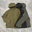 Hooded soft shell leather jacket, outdoor sports windproof and waterproof jacket, warm and plush thick jacket, cycling jacket